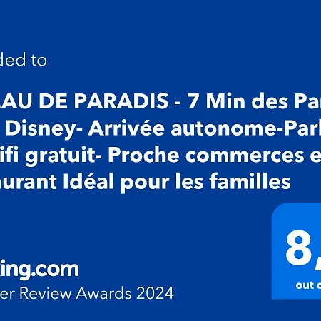 Oiseau De Paradis - 7 Min Des Parcs Walt Disney- Arrivee Autonome-parking Et Wifi Gratuit- Proche Commerces Et Restaurant Ideal Pour Les Familles Magny-le-Hongre